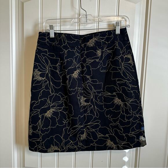 Ann Taylor women’s‎ skirt size 6 black and gold - Picture 3 of 8